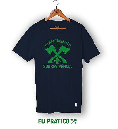 Camiseta Acampamento de Sobrevivência