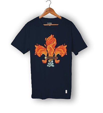Camiseta Flor de Lis Fogo Conselho