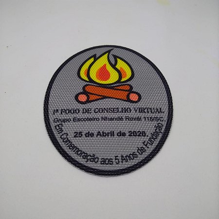 Distintivo 3D Fogo de Conselho Nhandé