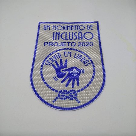 Distintivo Servir em Libras