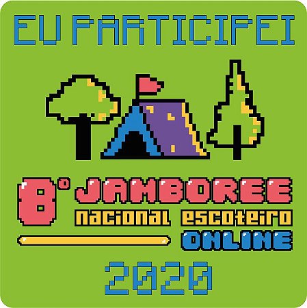 Distintivo 8º Jamboree Eu Participei 2020 (Edição Limitada)
