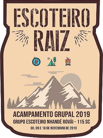 Distintivo Escoteiro Raiz Acampamento