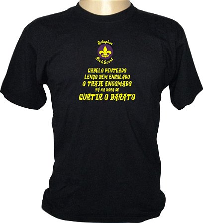 Camiseta Banda Rataplan Cabelo Penteado...