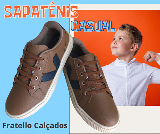 Sapatênis casual infatil Chique top