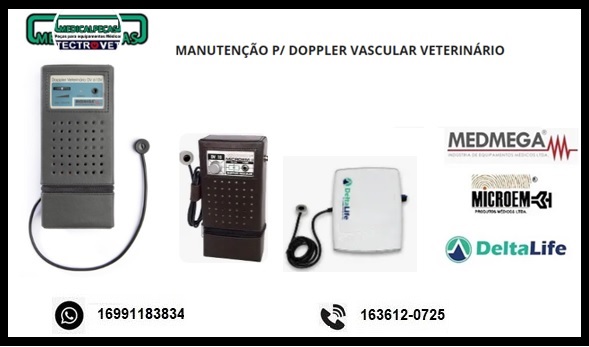 MANUTENÇÃO P/ DOPPLER VASCULAR VETERINÁRIO