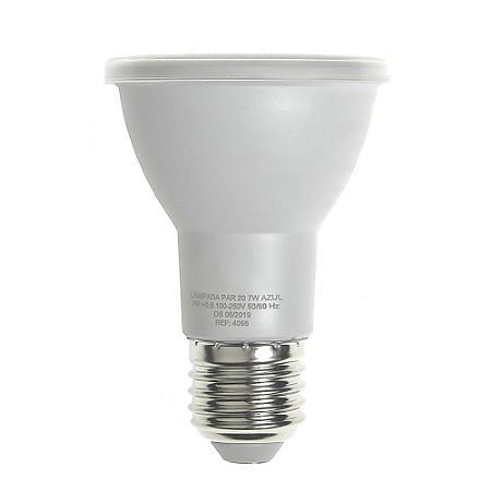Lâmpada LED Par20 7W E27 Bivolt Branco Quente| Inmetro