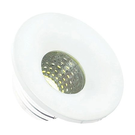 Mini Spot LED COB 3W Embutir Redondo