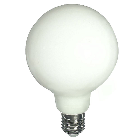 Lâmpada LED G95 4W Leitosa Branco Frio Filamento | Inmetro