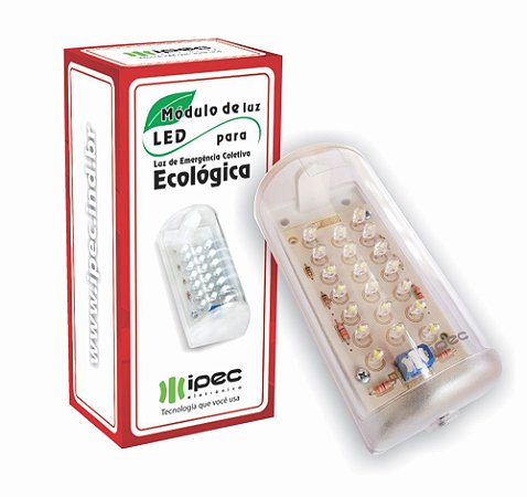 Modulo de luz de emergência Ecoluz 20 IPEC