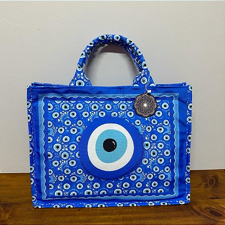 Bolsa Olho grego Azul