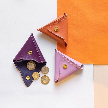 PORTA MOEDAS TRIANGULAR