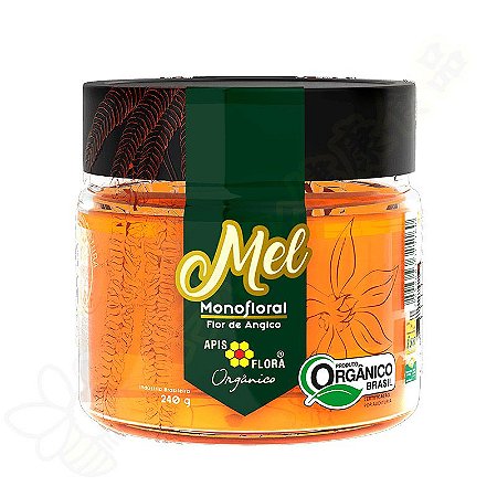 Mel Puro Orgânico Florada Angico 240g - Apis Flora