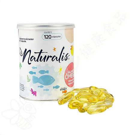 Balanced Omega TG 120 Cápsulas - Naturalis - NOVA EMBALAGEM