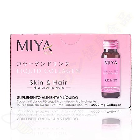 Colágeno Hair & Skin c/10 frascos - Miya Kea