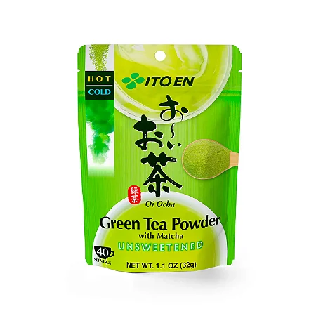 Matchá Chá Verde Japonês Oi Ocha em pó 32g - Itoen