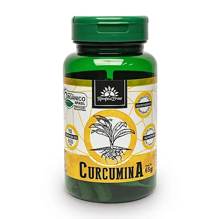 Curcuma Orgânica em Cápsulas c/90 - Turmeric / Curcumina - Kampo De Ervas