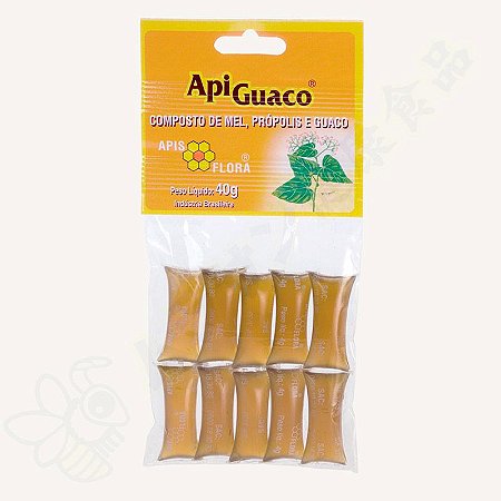 Mel com Própolis e Guaco em sachês 40g ApiGuaco - Apis Flora