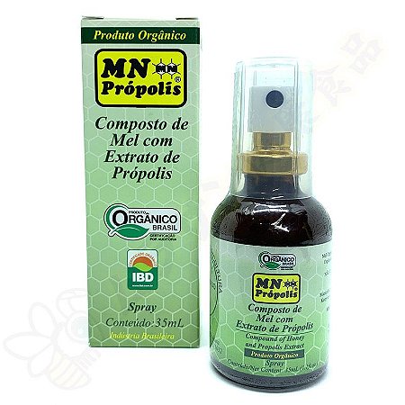 MN Própolis Spray Orgânico 35ml - MN Própolis