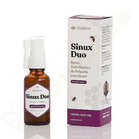 Sinux Duo Própolis Verde Spray Aquoso - Uniflora