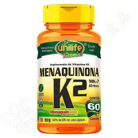 Vitamina K2 Menaquinona MK-7 c/60 - Unilife