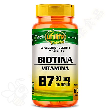 Vitamina B7 Biotina c/60 - Unilife
