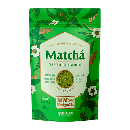 Matchá (Chá Verde Moído Especial) 40g - MN Própolis