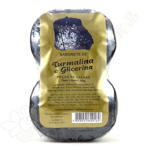 Sabonete de Turmalina e Glicerina c/2 180g - Aroma