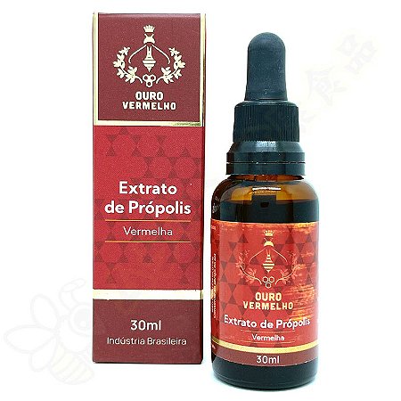 Extrato de Própolis Vermelha de Alagoas 30ml - Ouro Vermelho