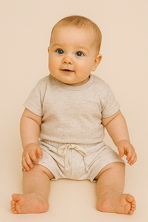 Bermuda de Bebê Unissex (03-06 meses)