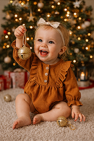 Romper Retrô Betina (9-12 meses)