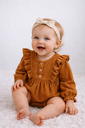 Romper Retrô Betina (9-12 meses)