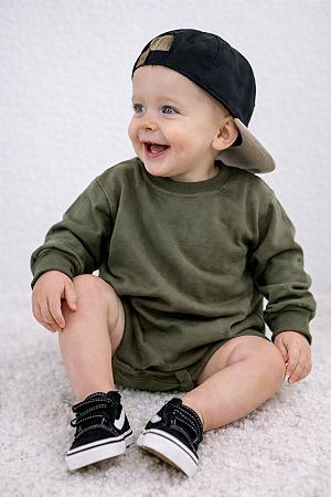 Romper Unissex Oversize (9m, 12m, 18m)