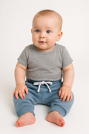 Calça de Bebê Unissex (6 meses)