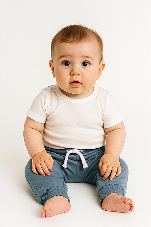 Calça de Bebê Unissex (6 meses)