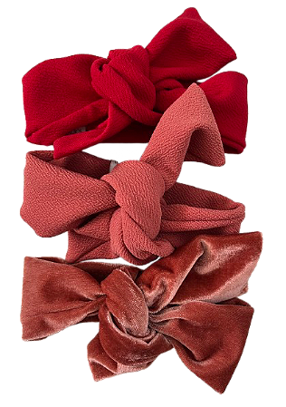 Kit com 3 Faixas de Cabelos