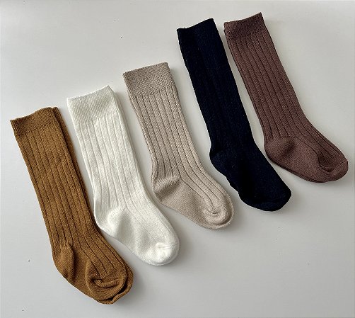 Meias 3/4 de Bebê Unissex