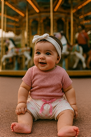 Bermuda Feminina (01-03m) ; (3 anos)
