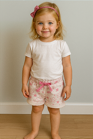 Bermuda Feminina (01-03m) ; (3 anos)