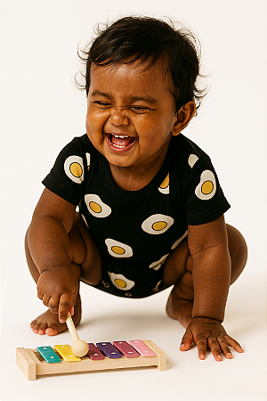 Romper Egg Unissex (2 anos)