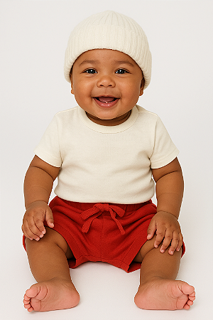 Bermuda de Bebê Unissex  (6-9m)