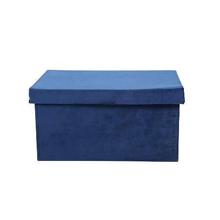 Caixa de Veludo Azul M