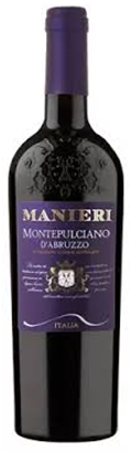Montepulciano D Abruzzo Manieri 2023 – 750 ml / Abruzzo / Itália