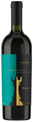 Torre Romanica Primitivo 2024 – 750 ml / Puglia / Itália