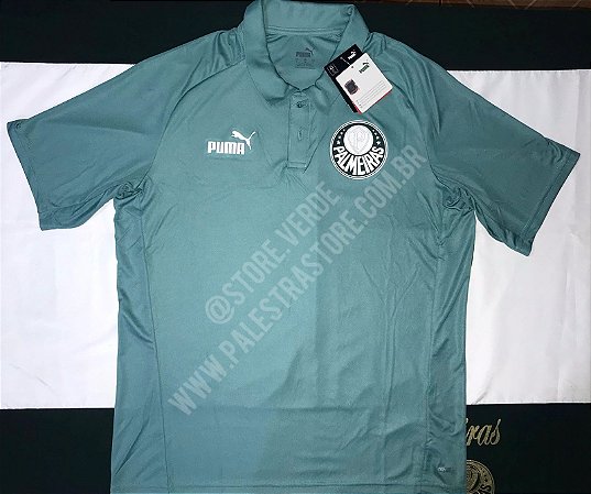 CAMISA POLO VIAGEM PALMEIRAS 2023 VERDE - PUMA