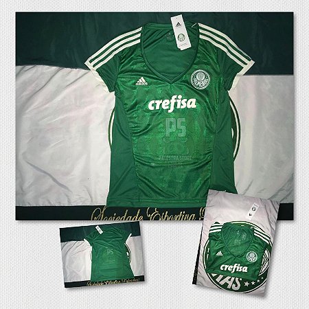 CAMISA I PALMEIRAS FEMININA 2015 - ADIDAS