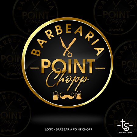 Logo- Barbearia Point Chopp