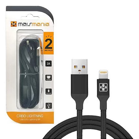 CABO USB Para IPhone MAISMANIA 2mt    MM536