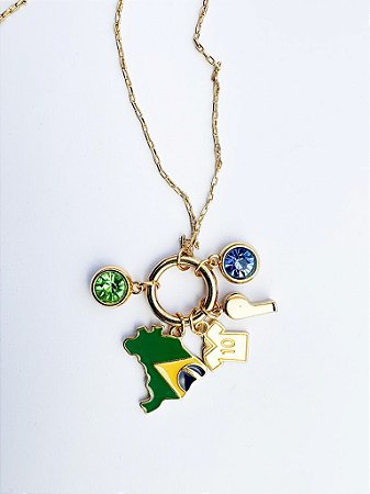 Colar Mostra sua força Brasil