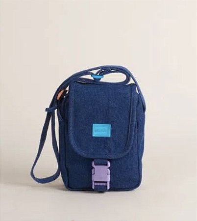 Shoulder Bag Tic-Tac ViaMia Jeans Escura
