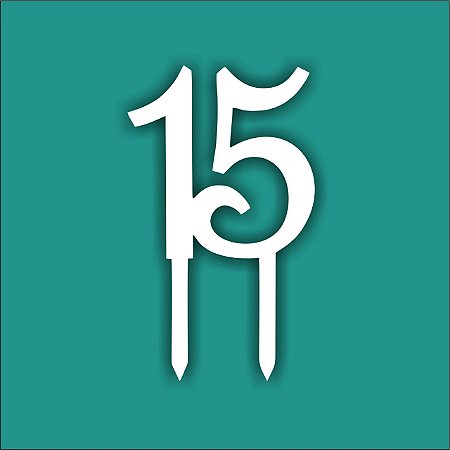 Topo de Bolo 15 anos